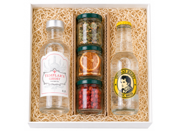 Poklon Paket Gin Templar ghost Paw Paw i Tonic water sa začinima_ExoticKing