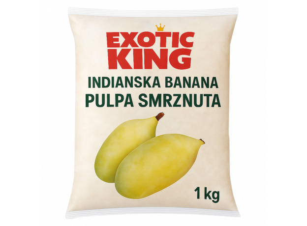 Indijanska banana smrznuta pulpa_ExoticKing